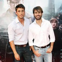 Rubén Sanz y Daniel Muriel en el preestreno de Harry Potter en Madrid