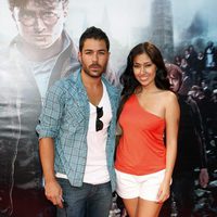 David Seijo y Giselle Calderón en el preestreno de Harry Potter en Madrid