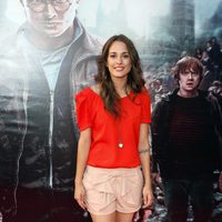 Silvia Alonso en el preestreno de Harry Potter en Madrid