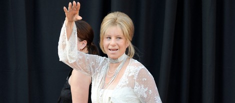 Barbra Streisand llega a la gala de los Duques de Cambridge