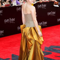 Emma Watson viste de Bottega Venetta en la premiére neoyorkina de Harry Potter