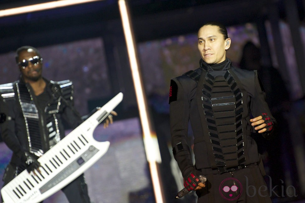 Taboo de Black Eyed Peas durante su concierto en Madrid