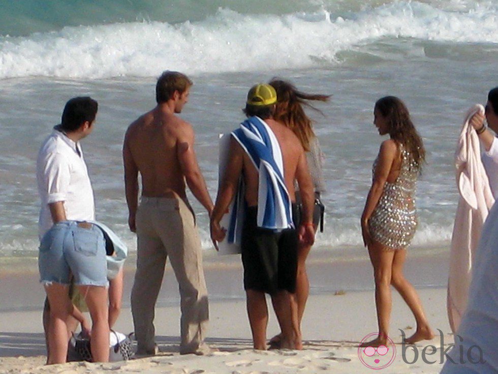 William Levy y Jennifer Lopez en rodaje de I'm Into You