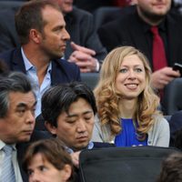 Chelsea Clinton en la final del Mundial de Fútbol Femenino 2011