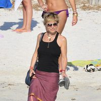 Eugenia Martínez de Irujo en Formentera