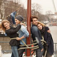 Dree Hemingway, Eniko Mihalik, Lily Donaldson y Jon Kortajarena posan para Boss Orange