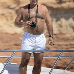 Joan Laporta durante sus vacaciones en Formentera