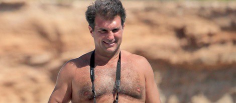 Joan Laporta durante sus vacaciones en Formentera