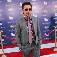 Robert Downey Jr. en la premiere en Los Angeles de 'Capitán América: El primer vengador'