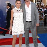 Elsa Pataky y Chris Hemsworth en la premiere de 'Capitán América' en Los Angeles