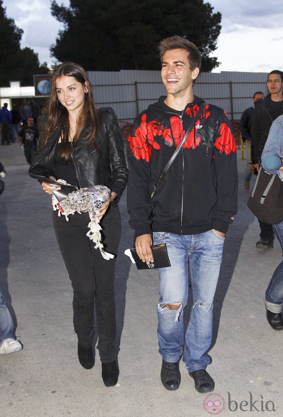 Ana de Armas y Marc Clotet en Rock in Rio