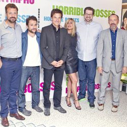 Jason Sudeikis, Charlie Day, Jason Bateman, Jennifer Aniston, Seth Gordon y Kevin Spacey