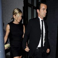 Jennifer Aniston y Justin Theroux juntos en Londres