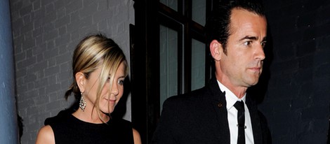 Jennifer Aniston y Justin Theroux juntos en Londres