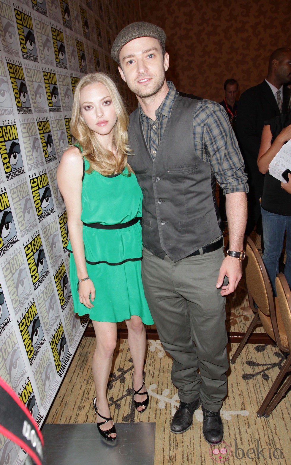 Justin Timberlake y Amanda Seyfried en Comic-Con 2011