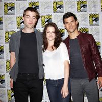 Robert Pattinson, Kristen Stewart y Taylor Lautner en Comic-Con 2011