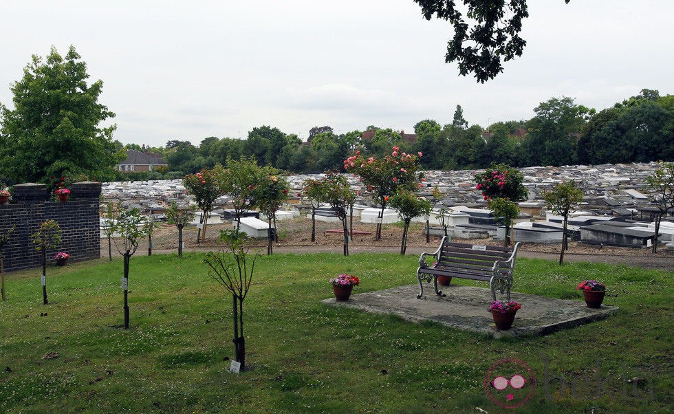 Vista del cementerio Golders Green donde será incinerada Amy Winehouse