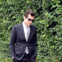 Mark Ronson en el funeral de Amy Winehouse