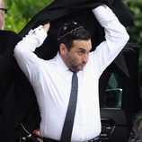 Alex Winehouse en el funeral de su hermana Amy Winehouse en Londres