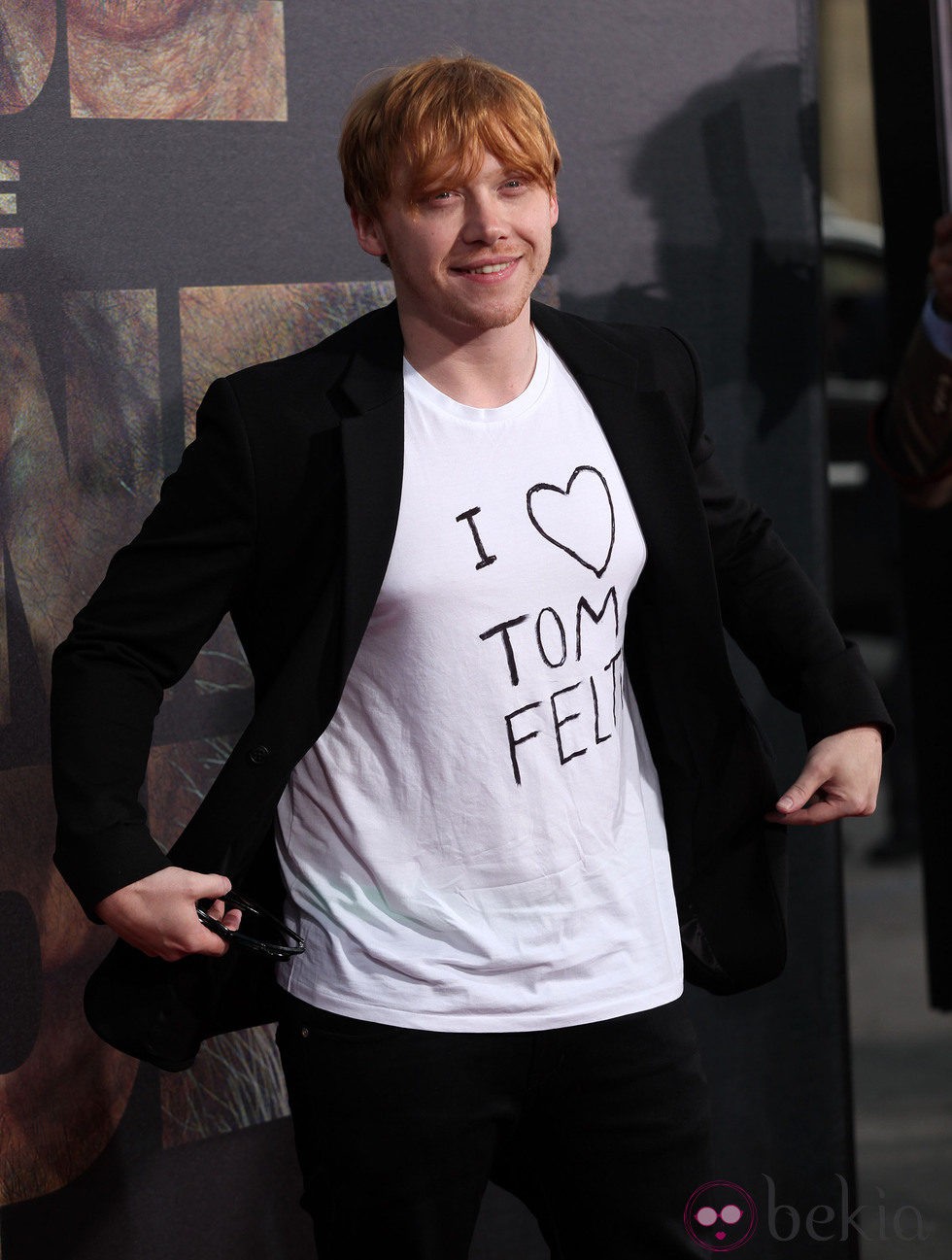 Rupert Grint en el estreno de 'El origen del planeta de los Simios' en Los Angeles