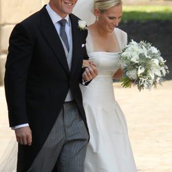 Zara Phillips y Mike Tindall