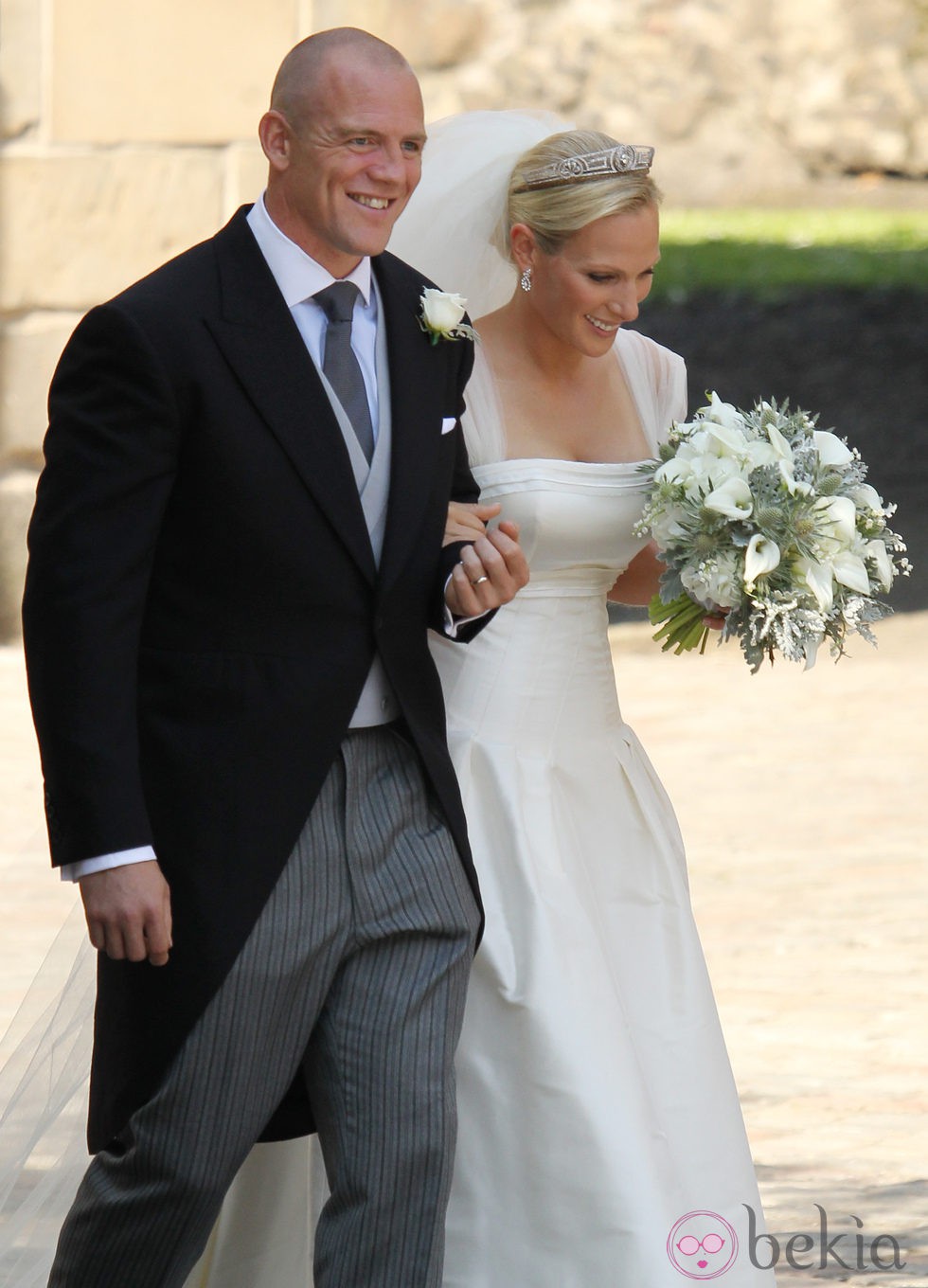 Zara Phillips y Mike Tindall