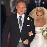 Zara Phillips y Mike Tindall tras convertirse en marido y mujer