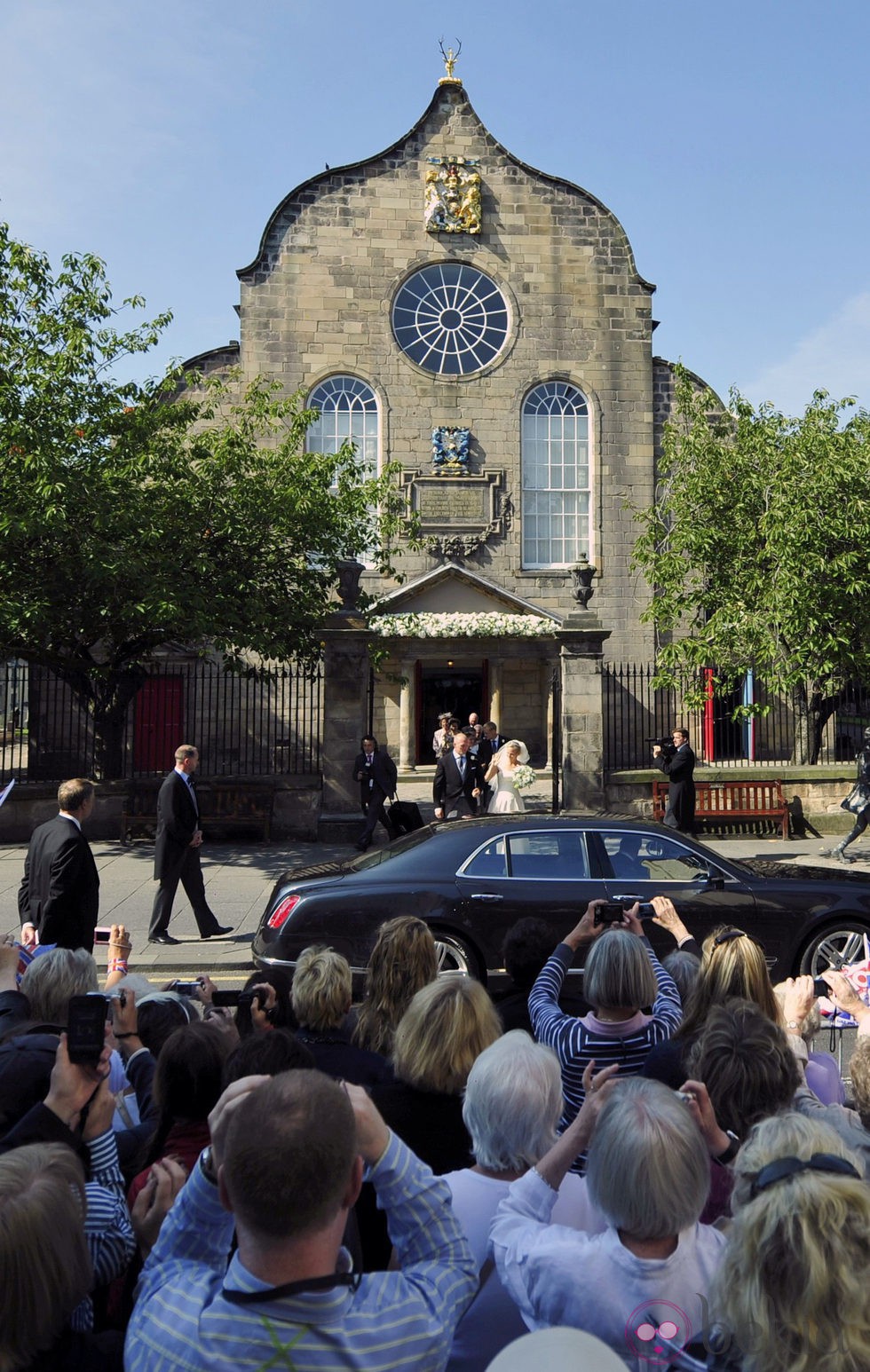 Boda de Zara Phillips en Canongate Kirk