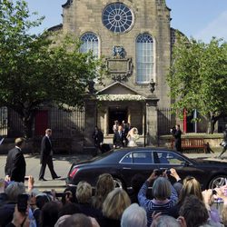 Boda de Zara Phillips en Canongate Kirk