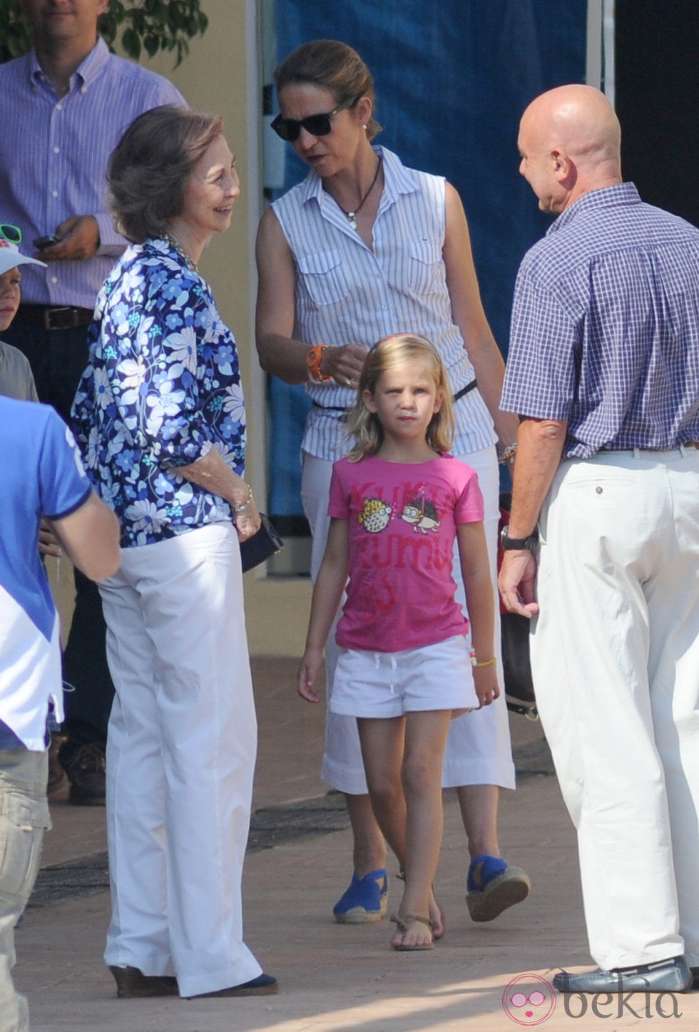 La Reina Sofía, la Infanta Elena y Miguel e Irene Urdangarín en Mallorca