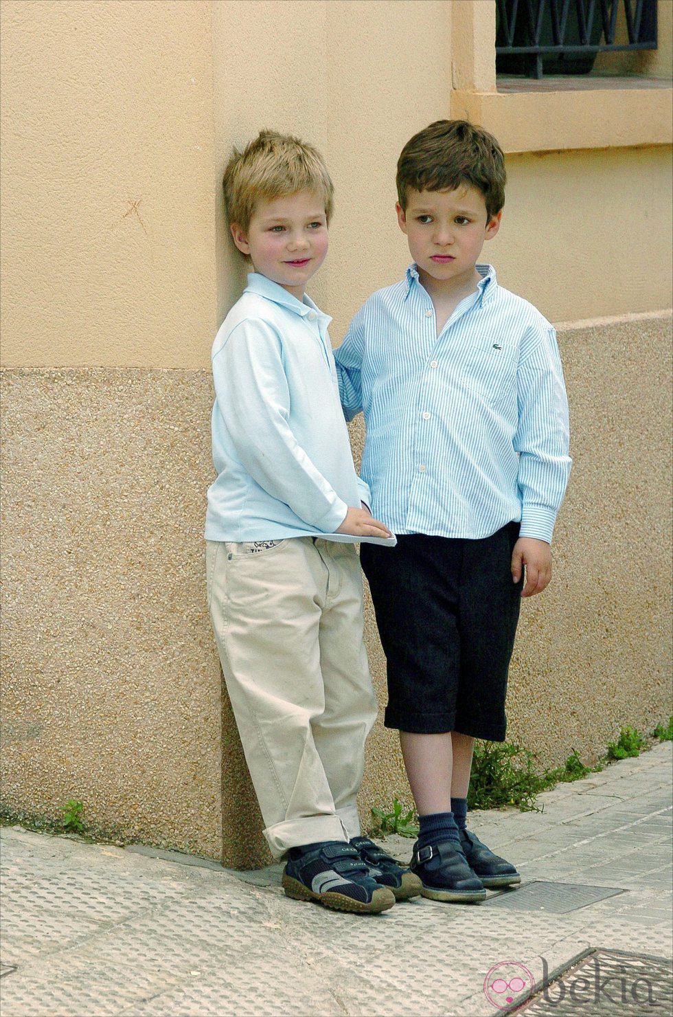 Juan Urdangarín y Felipe de Marichalar en 2004