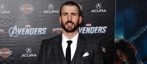 Chris Evans en la premiere de 'Los Vengadores' en Los Angeles