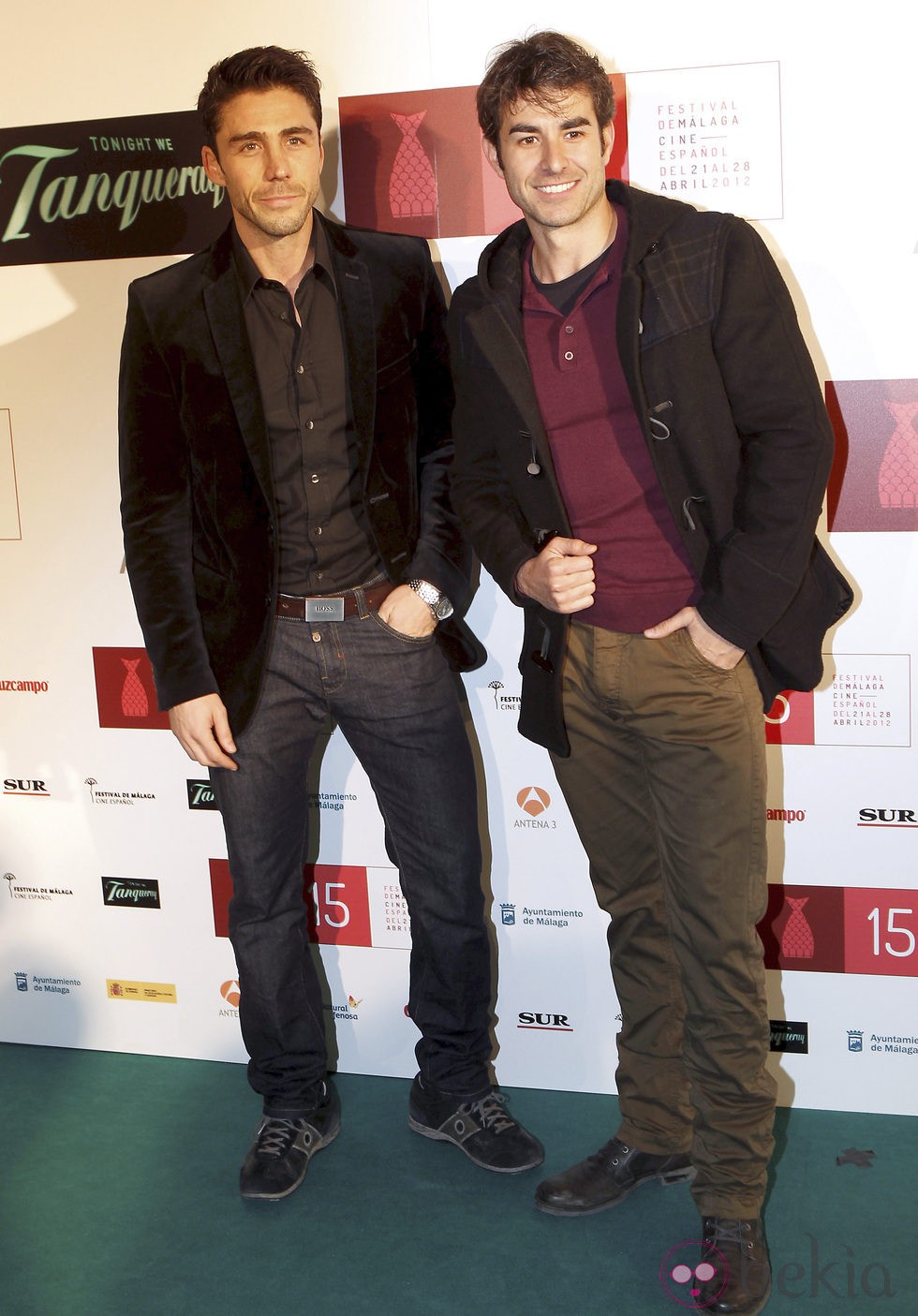 Rubén Sanz y Daniel Muriel en la presentación del Festival de Málaga 2012