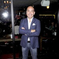 Kike Sarasola en la inauguración de un restaurante en Madrid