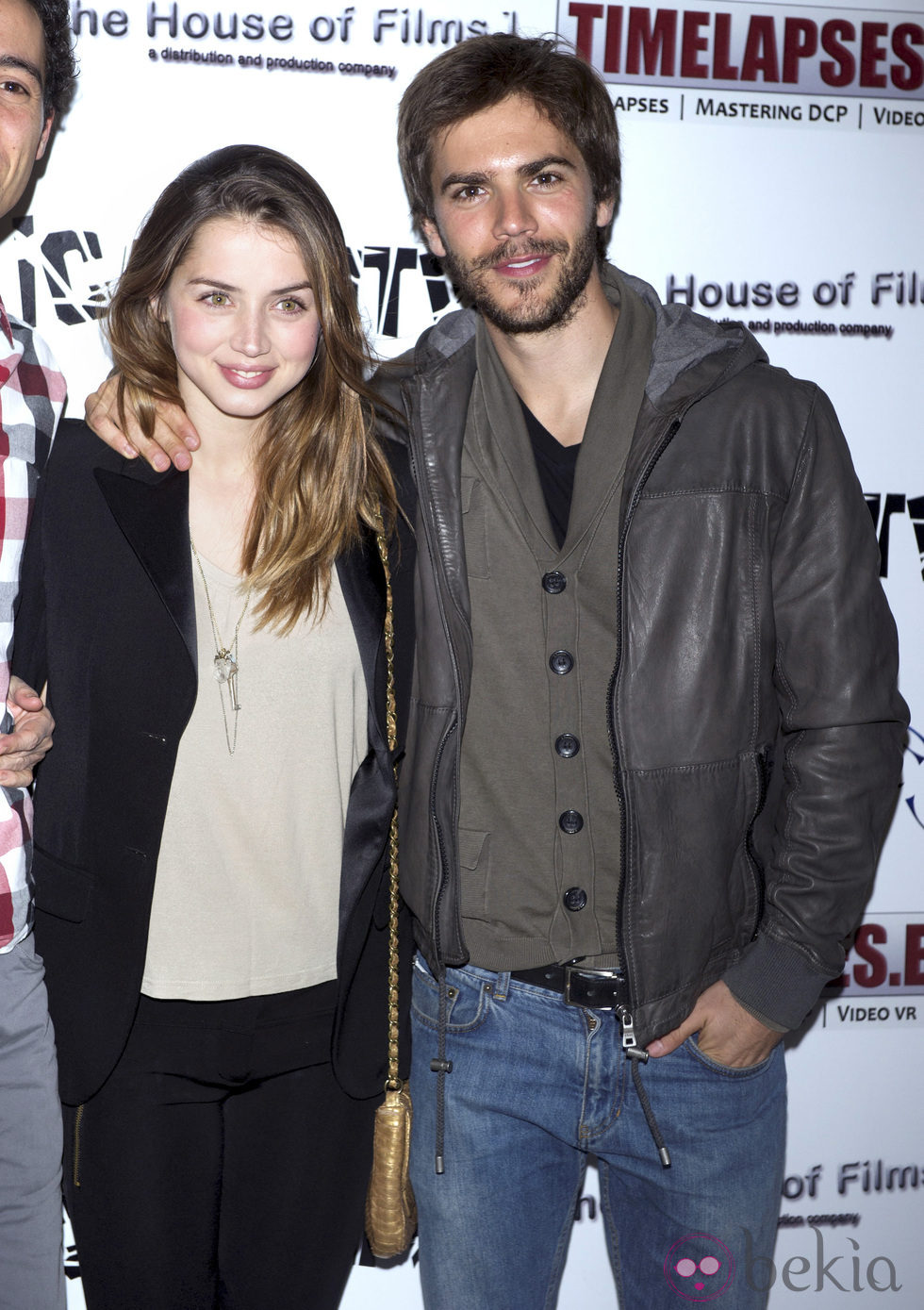 Ana de Armas y Marc Clotet en la presentación del corto 'Perrito chino'