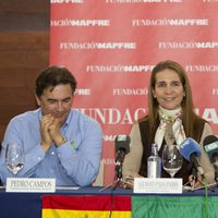 La Infanta Elena en un compromiso laboral en Sanxenxo