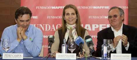 La Infanta Elena en un compromiso laboral en Sanxenxo