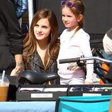 Emma Watson, en el set de rodaje de 'The Bling Ring'