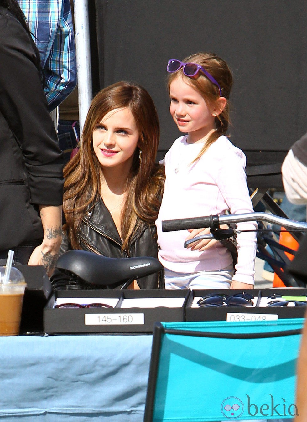 Emma Watson, en el set de rodaje de 'The Bling Ring'