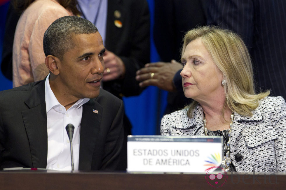 Hillary Clinton y Barack Obama