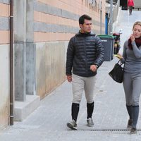 Marta Ortega y Sergio Álvarez en el Club de Polo de Barcelona