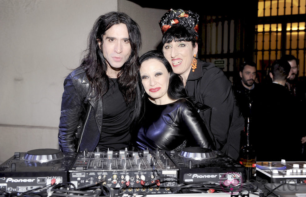 Mario Vaquerizo, Alaska y Rossy de Palma inauguran una terraza de verano en Madrid