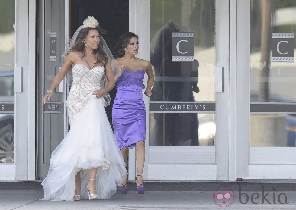 Vanessa Williams y Eva Longoria ruedan el último capítulo de 'Mujeres desesperadas'