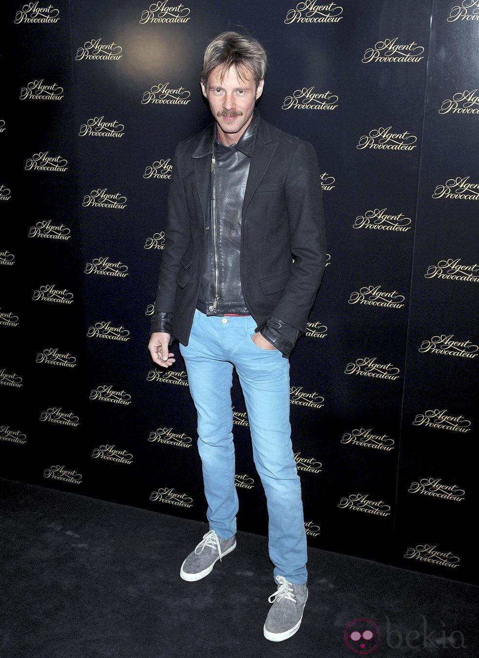 Eloy Azorín en la inauguración de una tienda de Agent Provocateur en Madrid