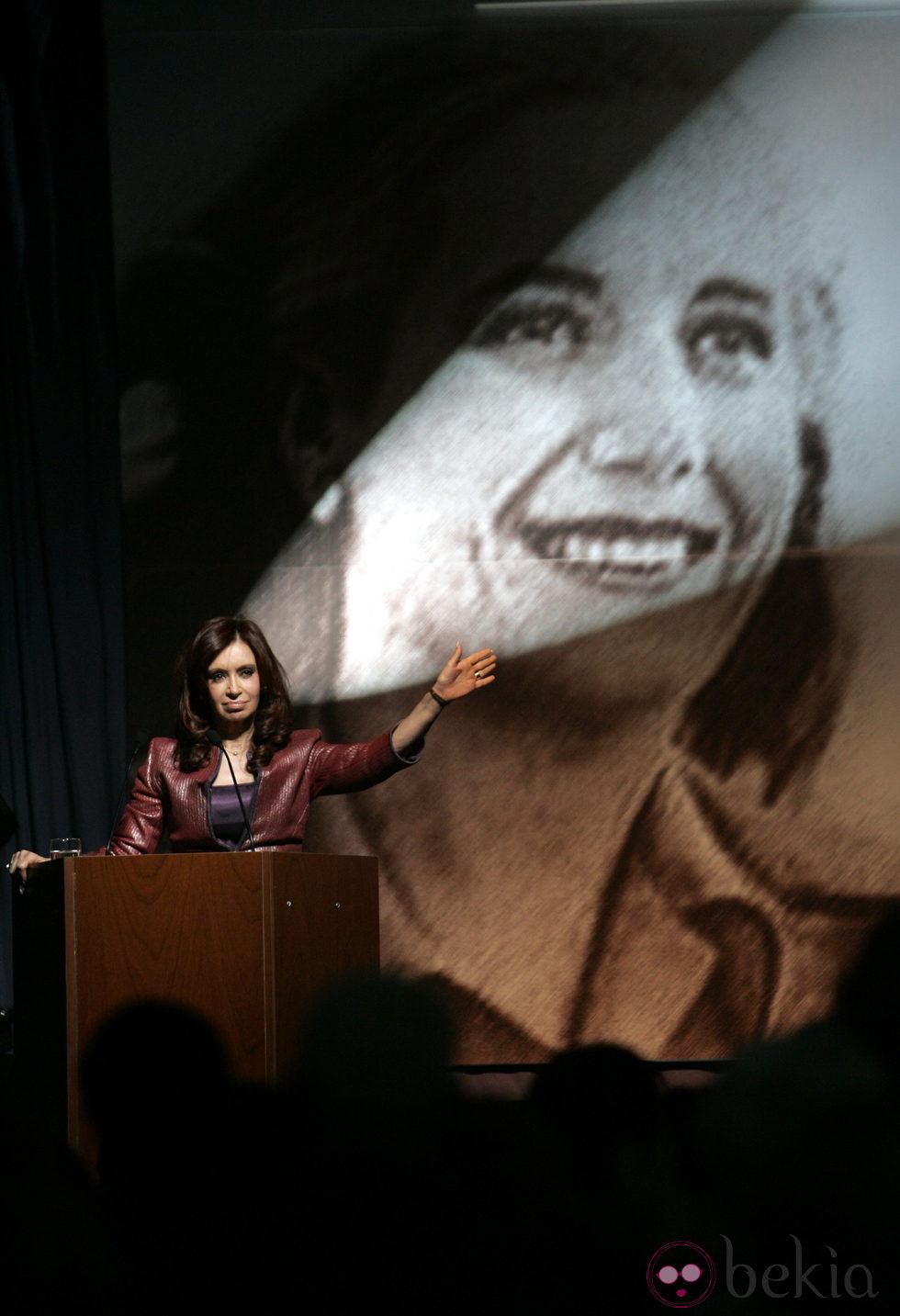 Cristina Kirchner en el homenaje de Eva Perón