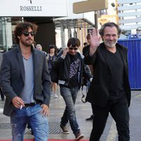 Hugo Silva y José Coronado tras la presentación de 'El Cuerpo' en el Festival de Málaga 2012