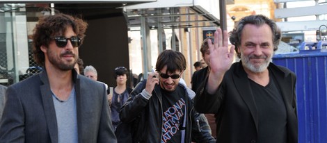 Hugo Silva y José Coronado tras la presentación de 'El Cuerpo' en el Festival de Málaga 2012