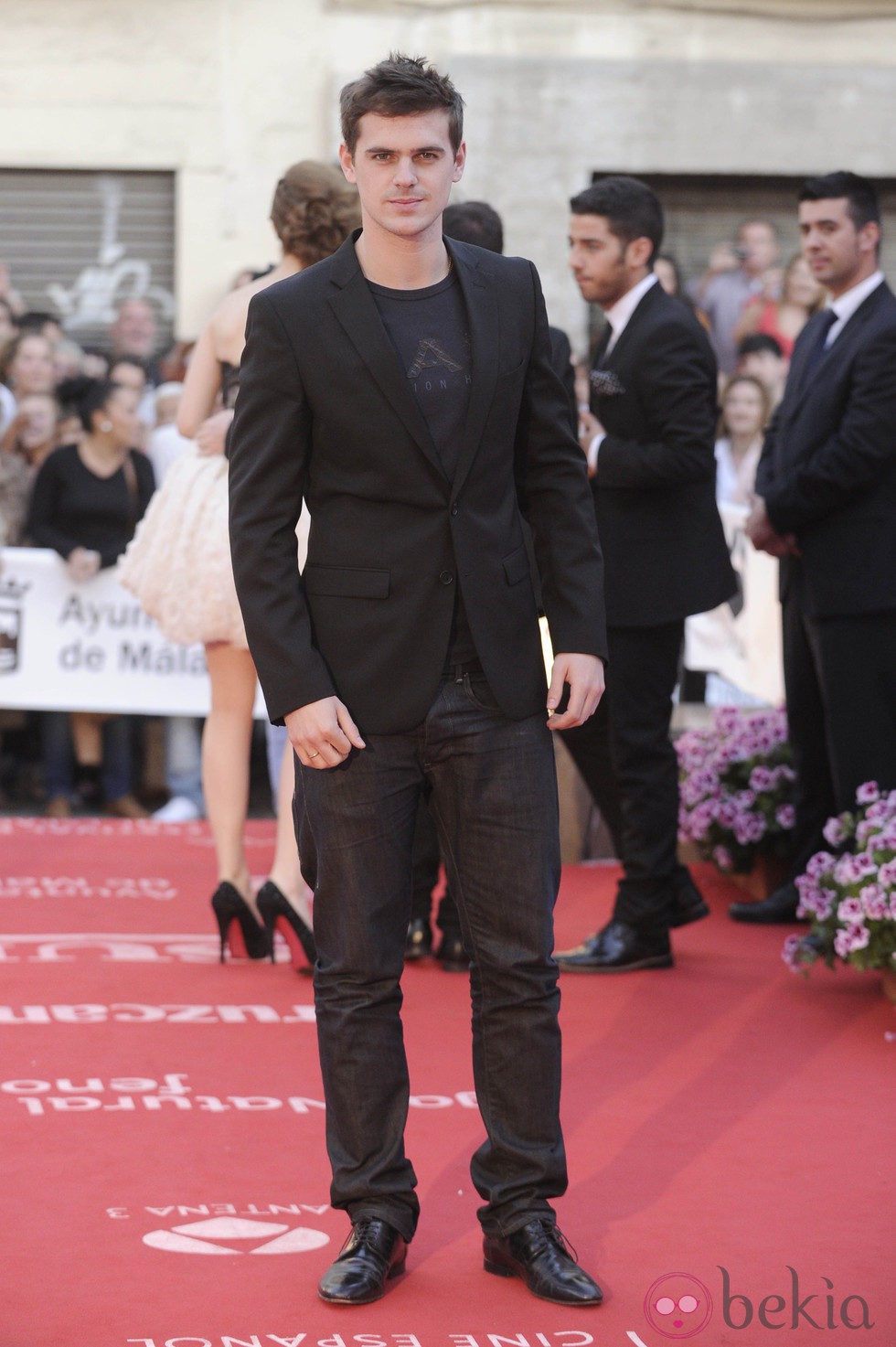 Gonzalo Ramos en la entrega del Premio Málaga Sur del Festival de Málaga 2012