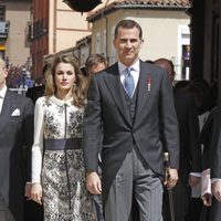 Los Príncipes de Asturias en la entrega del Premio Cervantes 2011