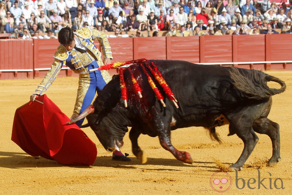 Fran Rivera toreando en La Maestranza de Sevilla